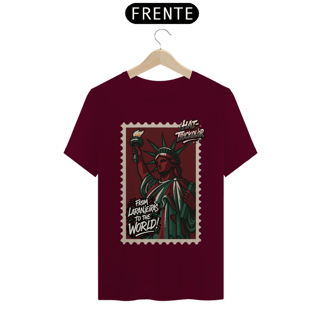 Nome do produto Camisa Unissex From Laranjeiras To The World Hat-Trickolor | Fluminense