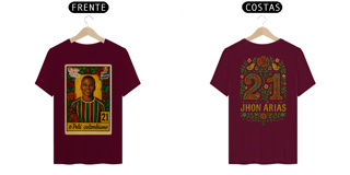 Nome do produto Camisa Unissex Pelé Colombiano Kahlo Style Hat-Trickolor | Fluminense