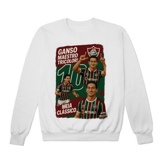 Nome do produto Moletom Unissex Ganso Hat-Trickolor Fluminense