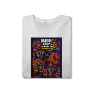 Nome do produto Camisa Unissex Grand Theft Tricolor Hat-Trickolor Fluminense