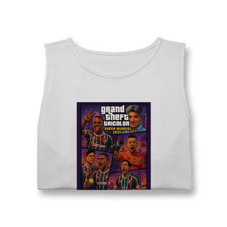 Nome do produto Regata Dry Fit Masculina Grand Theft Tricolor Hat-Trickolor Fluminense