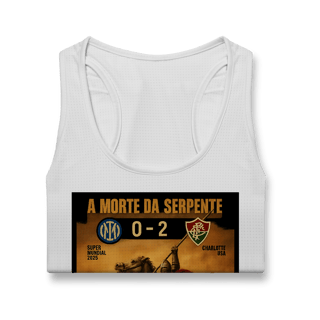 Nome do produto Regata Dry Fit Feminina A Morte da Serpente Hat-Trickolor Fluminense