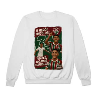 Nome do produto Moletom Unissex Hércules Hat-Trickolor Fluminense