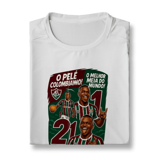 Nome do produto Camisa Dry Fit Unissex Árias Hat-Trickolor Fluminense