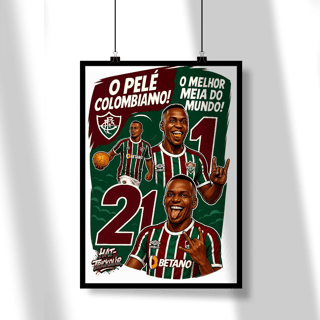 Nome do produto Pôster Renato Árias Hat-Trickolor Fluminense