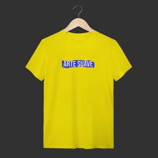 Nome do produto Camiseta T-Shirt - Arte suave faixa azul