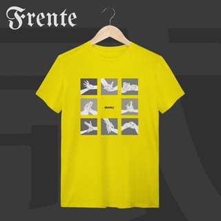 Nome do produto Camiseta T-Shirt - Mão de vaca | Arte no peito