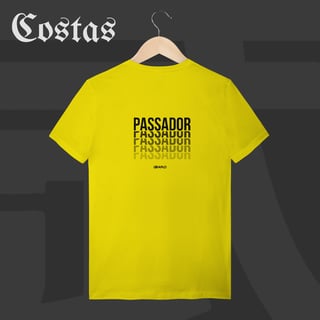 Nome do produto Camiseta T-Shirt - Passador | Arte nas costas