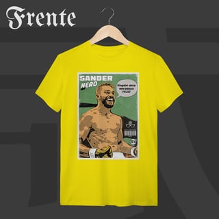 Nome do produto Camiseta T-shirt - Ninguém vence uma pessoa feliz | Arte no peito