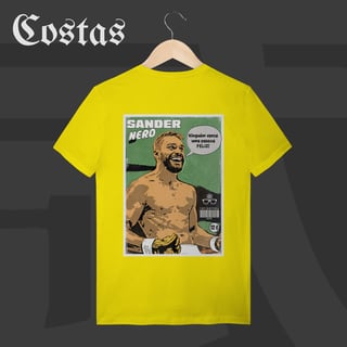 Nome do produto Camiseta T-Shirt - Ninguém vence uma pessoa feliz | Arte nas costas