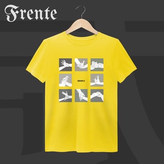 Nome do produto Camiseta Estonada - Mão de vaca | Arte no peito
