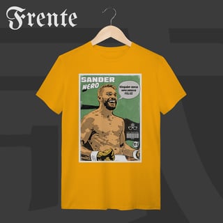 Nome do produto Camiseta T-shirt - Ninguém vence uma pessoa feliz | Arte no peito