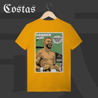 Nome do produto Camiseta T-Shirt - Ninguém vence uma pessoa feliz | Arte nas costas