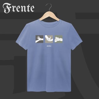 Nome do produto Camiseta Estonada - Mão de vaca | Arte no peito
