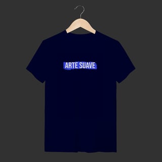 Nome do produto Camiseta T-Shirt - Arte suave faixa azul