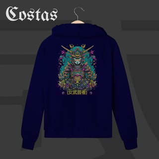 Nome do produto Moletom Zíper - Bugeisha | Arte nas costas