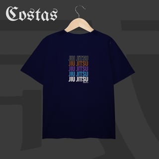Nome do produto Camiseta Plus Size - Jiu-Jitsu Ranks | Arte nas costas