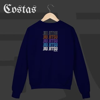 Nome do produto Moletom Fechado - Jiu-Jitsu Ranks | Arte nas costas