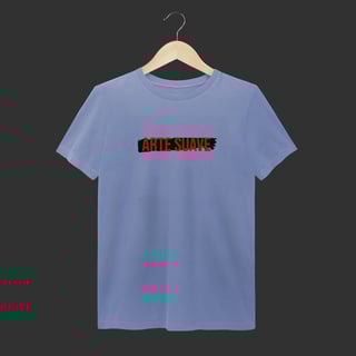 Nome do produto Camiseta Estonada - Arte suave faixa preta