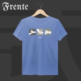 Nome do produto Camiseta Estonada - Mão de vaca | Arte no peito