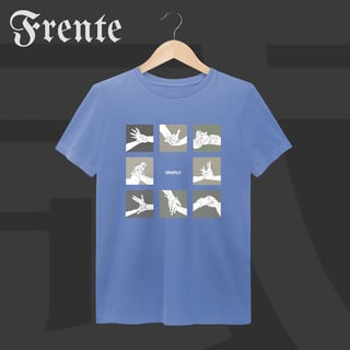 Nome do produto Camiseta Estonada - Mão de vaca | Arte no peito