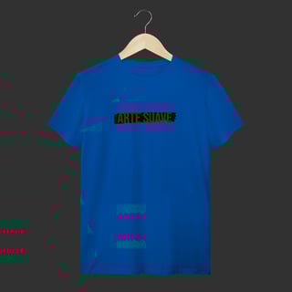 Nome do produto Camiseta T-Shirt - Arte suave faixa preta