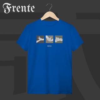 Nome do produto Camiseta T-shirt - Mão de vaca | Arte no peito