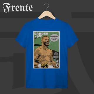 Nome do produto Camiseta T-shirt - Ninguém vence uma pessoa feliz | Arte no peito