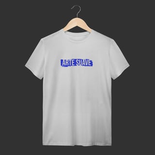 Nome do produto Camiseta T-Shirt - Arte suave faixa azul