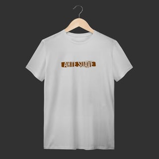 Nome do produto Camiseta T-Shirt - Arte suave faixa marrom