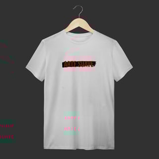 Nome do produto Camiseta T-Shirt - Arte suave faixa preta