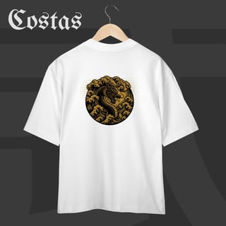 Nome do produto Camiseta Oversized - Sea Dragon | Arte nas costas