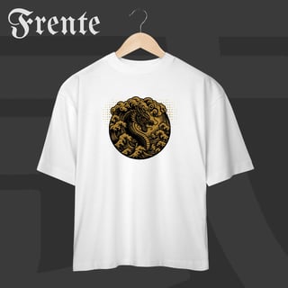 Nome do produto Camiseta Oversized - Sea Dragon | Arte no peito