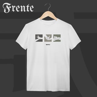 Nome do produto Camiseta T-shirt - Mão de vaca | Arte no peito