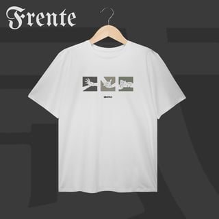 Nome do produto Camiseta Plus Size - Mão de vaca | Arte no peito