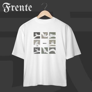 Nome do produto Camiseta Oversized - Mão de vaca | Arte no peito