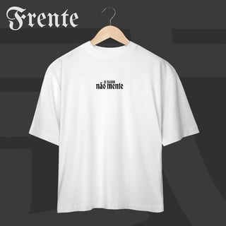 Nome do produto Camiseta Oversized - TRG O suor não mente | Arte no peito