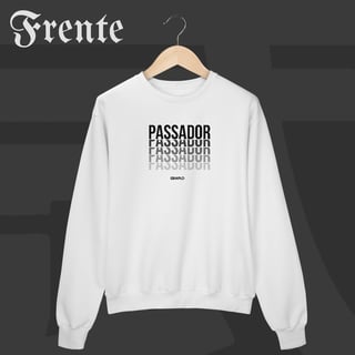 Nome do produto Moletom Fechado - Passador | Arte no peito