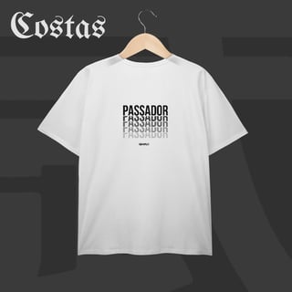 Nome do produto Camiseta Plus Size - Passador | Arte nas costas