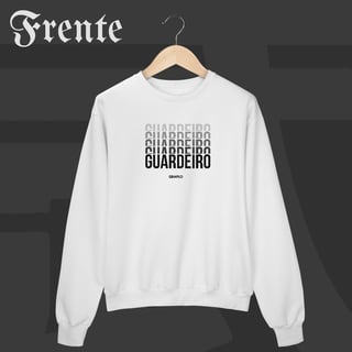 Nome do produto Camiseta Moletom Fechado - Guardeiro | Arte no peito