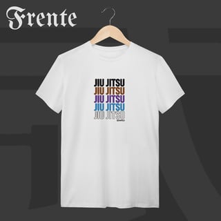Nome do produto Camiseta T-Shirt - Jiu-Jitsu Ranks | Arte no peito