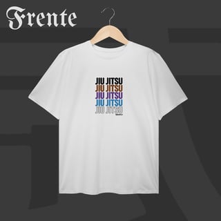 Nome do produto Camiseta Plus Size - Jiu-Jitsu Ranks | Arte no peito