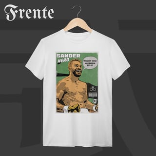 Nome do produto Camiseta T-shirt - Ninguém vence uma pessoa feliz | Arte no peito