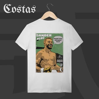 Nome do produto Camiseta T-Shirt - Ninguém vence uma pessoa feliz | Arte nas costas