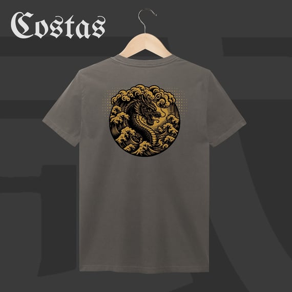 Camiseta Estonada - Sea Dragon | Arte nas costas