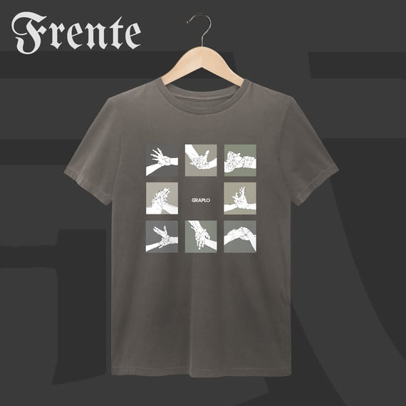 Camiseta Estonada - Mão de vaca | Arte no peito