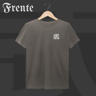 Camiseta Estonada - I choke people for fun | Arte no peito