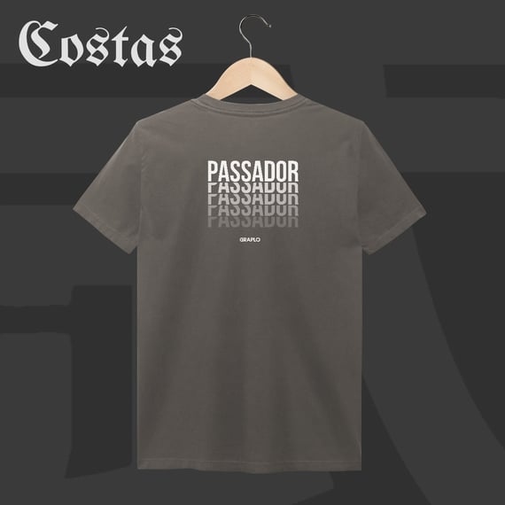 Camiseta Estonada - Passador | Arte nas costas
