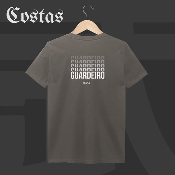 Camiseta Estonada - Guardeiro | Arte nas costas