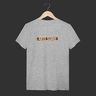 Nome do produto Camiseta T-Shirt - Arte suave faixa marrom